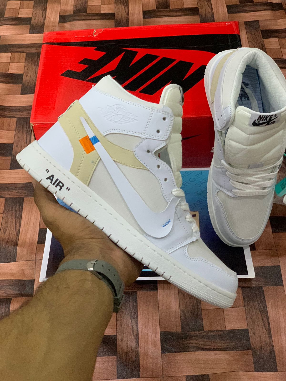 Nike air jordan 1 sale x off white nrg