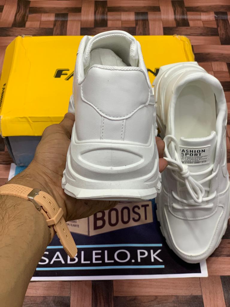 Nike Fashion Big Sole Triple White - Premium Shoes from perfectshop - Just Rs.4499! Shop now at Sablelo.pk