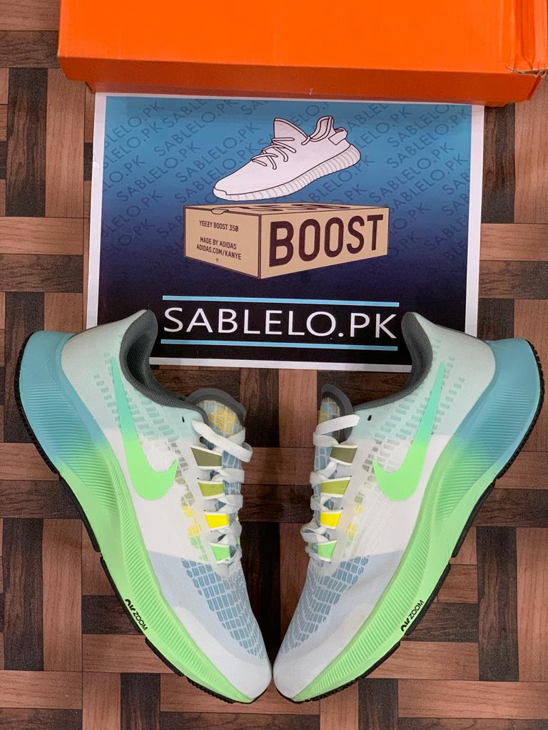Nike Pegasus 37 White green Blue - Premium Shoes from perfectshop - Just Rs.4999! Shop now at Sablelo.pk