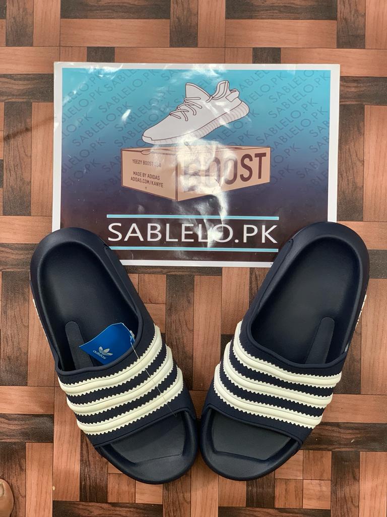 Adidas Adelitte Slides Blue White Premium Quality