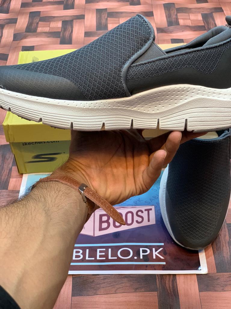 ArchFit Skechers Gray Premium Quality(Dot Perfect)