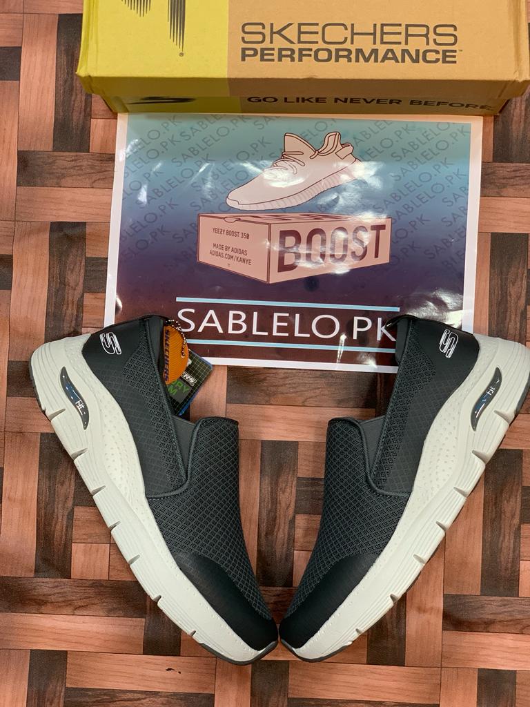 ArchFit Skechers Gray Premium Quality(Dot Perfect)