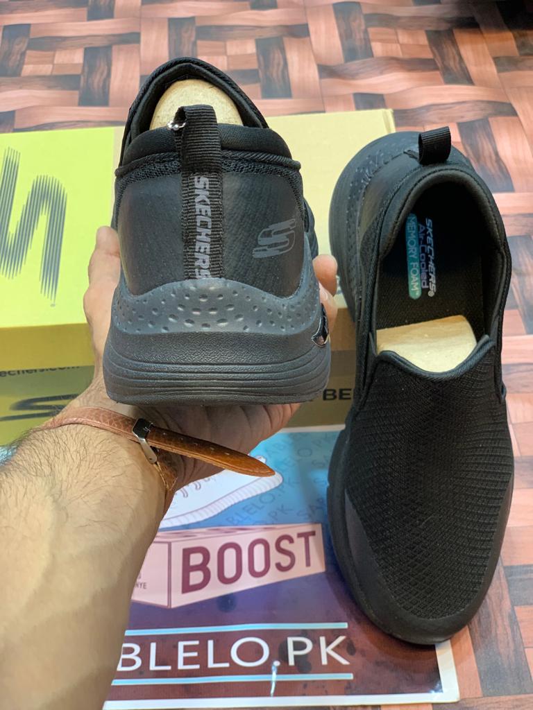 ArchFit Skechers Triple Black Premium Quality(Dot Perfect)