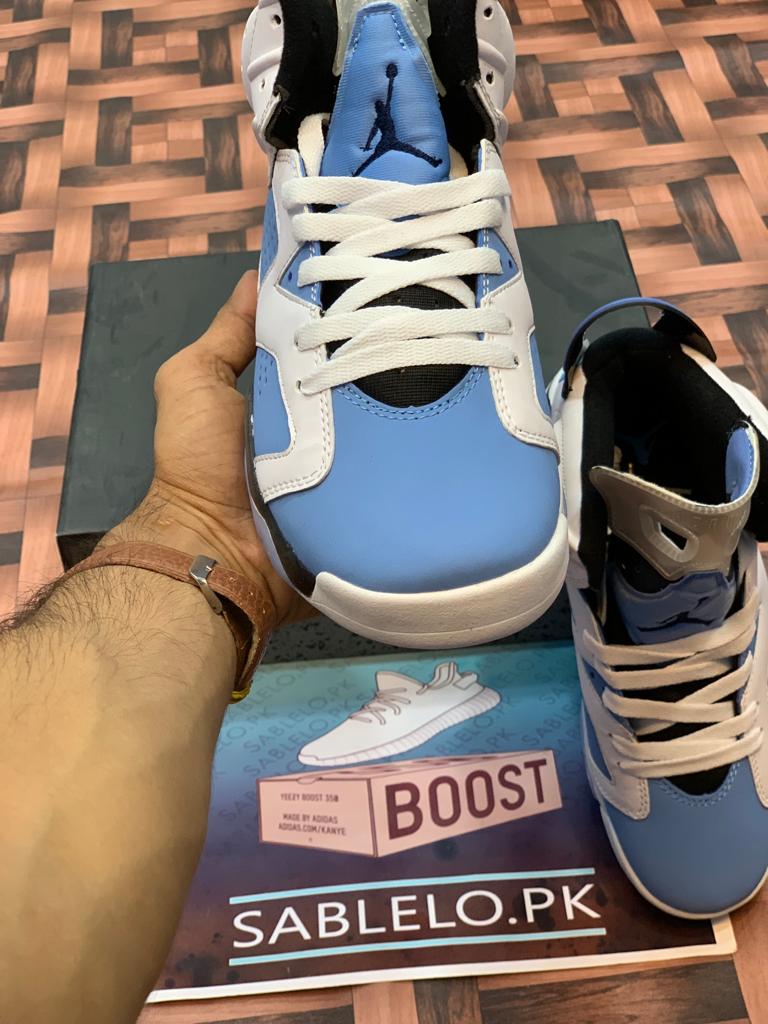 Jordan 6 Retro UNC White Premium Quality (Dot Perfect)Jordan 6 Retro