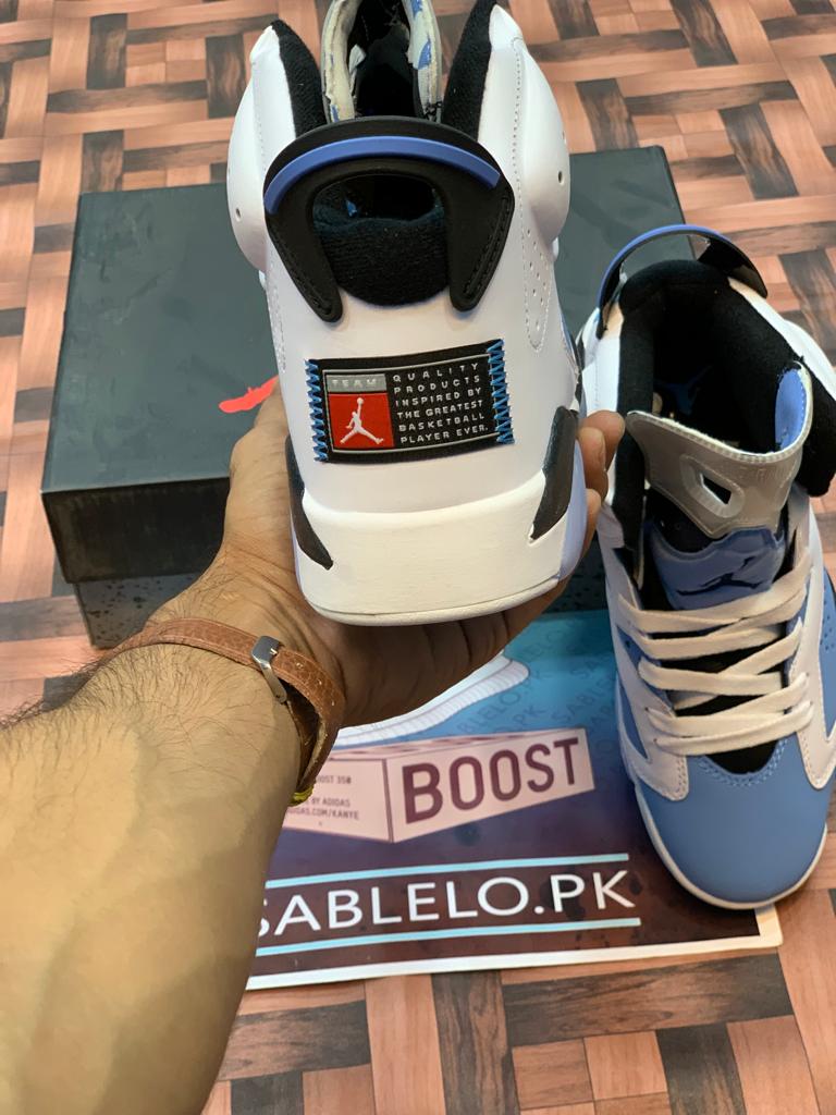 Jordan 6 Retro UNC White Premium Quality (Dot Perfect)Jordan 6 Retro