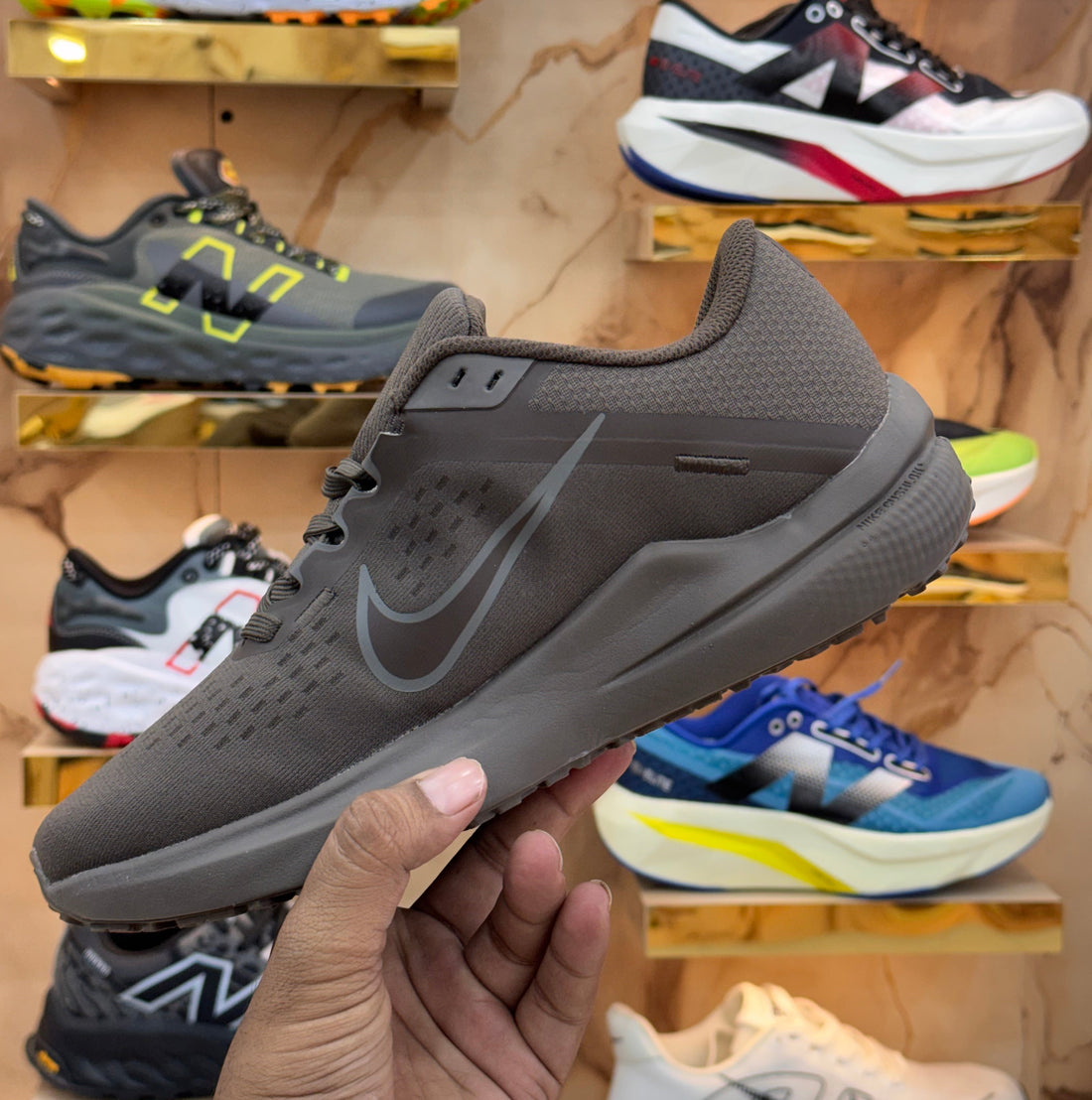 Nike Winflo X Army Green Premium Quality (Dot Perfect)
