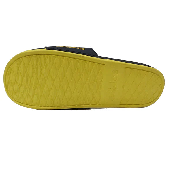 AD Adlite Slides Trefoil - Black/Yellow - Premium Shoes from Sablelo.pk - Just Rs.2999! Shop now at Sablelo.pk