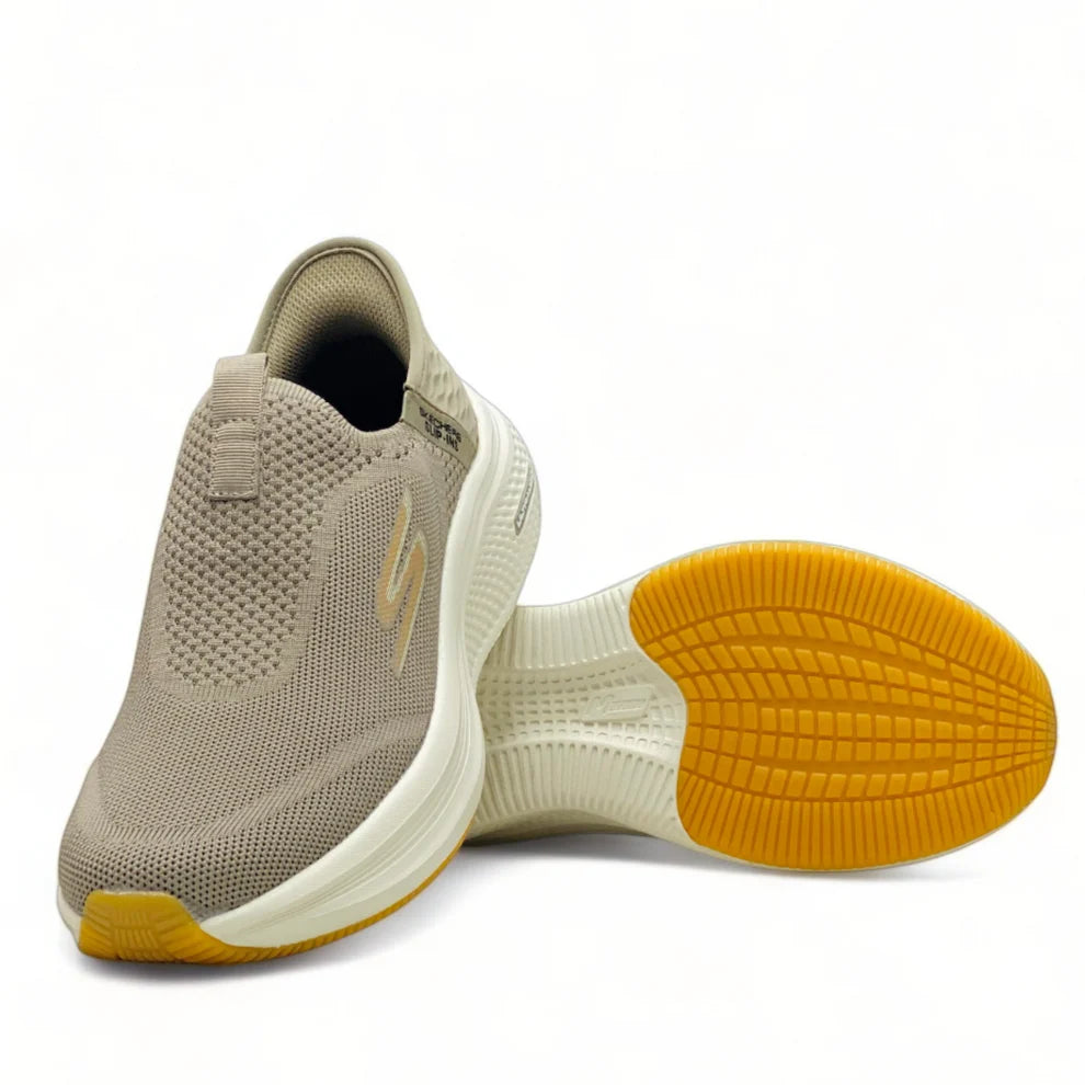 SKECHERS ULTRALIGHT Khaki white premium quality (Dot perfect)