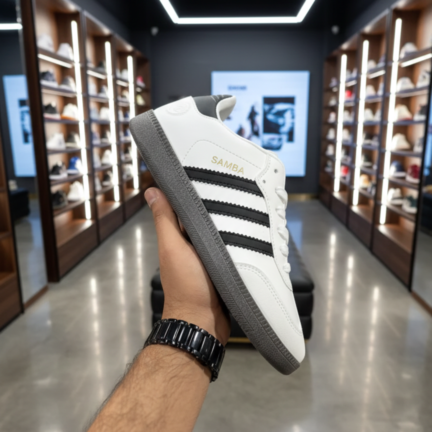 Adidas Samba White Black