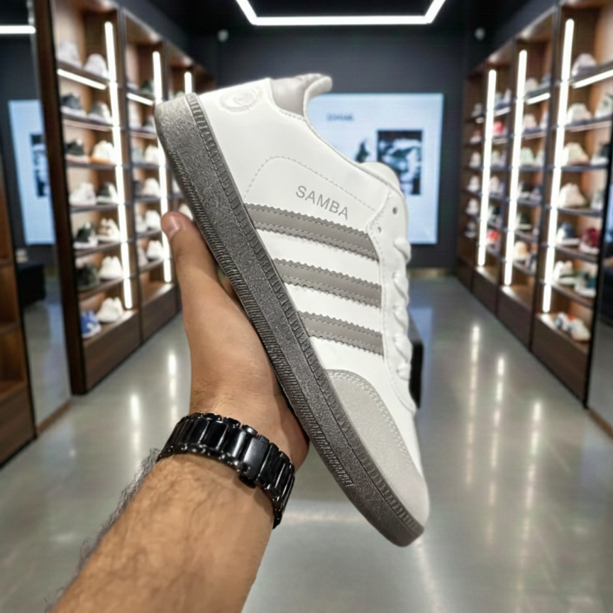 Adidas Samba White Charcoal