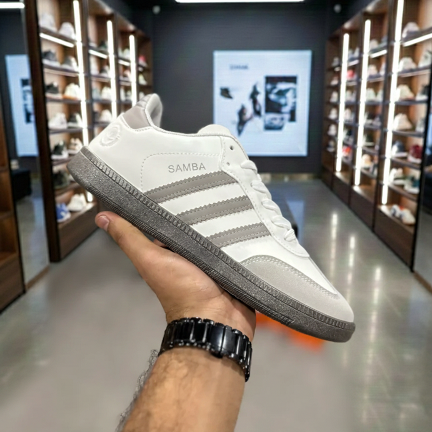 Adidas Samba White Charcoal