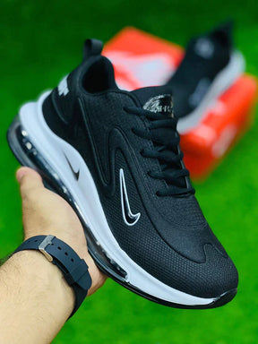 Air max Run Plus Black White High Quality Sneakers In Pakistan