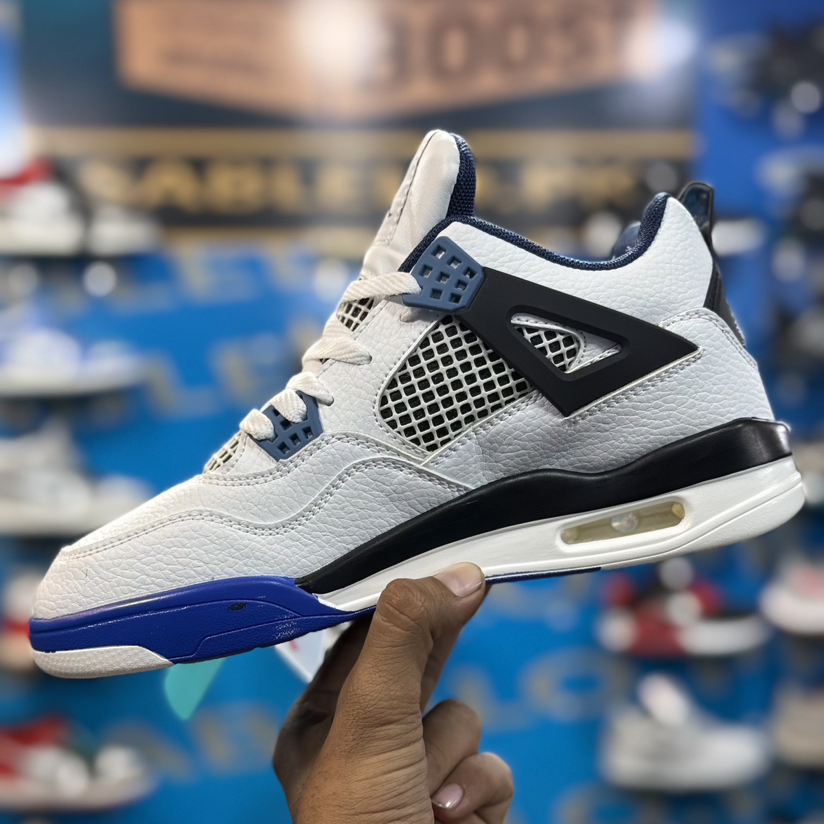 Nike Jordan 4 White Blue Without Box