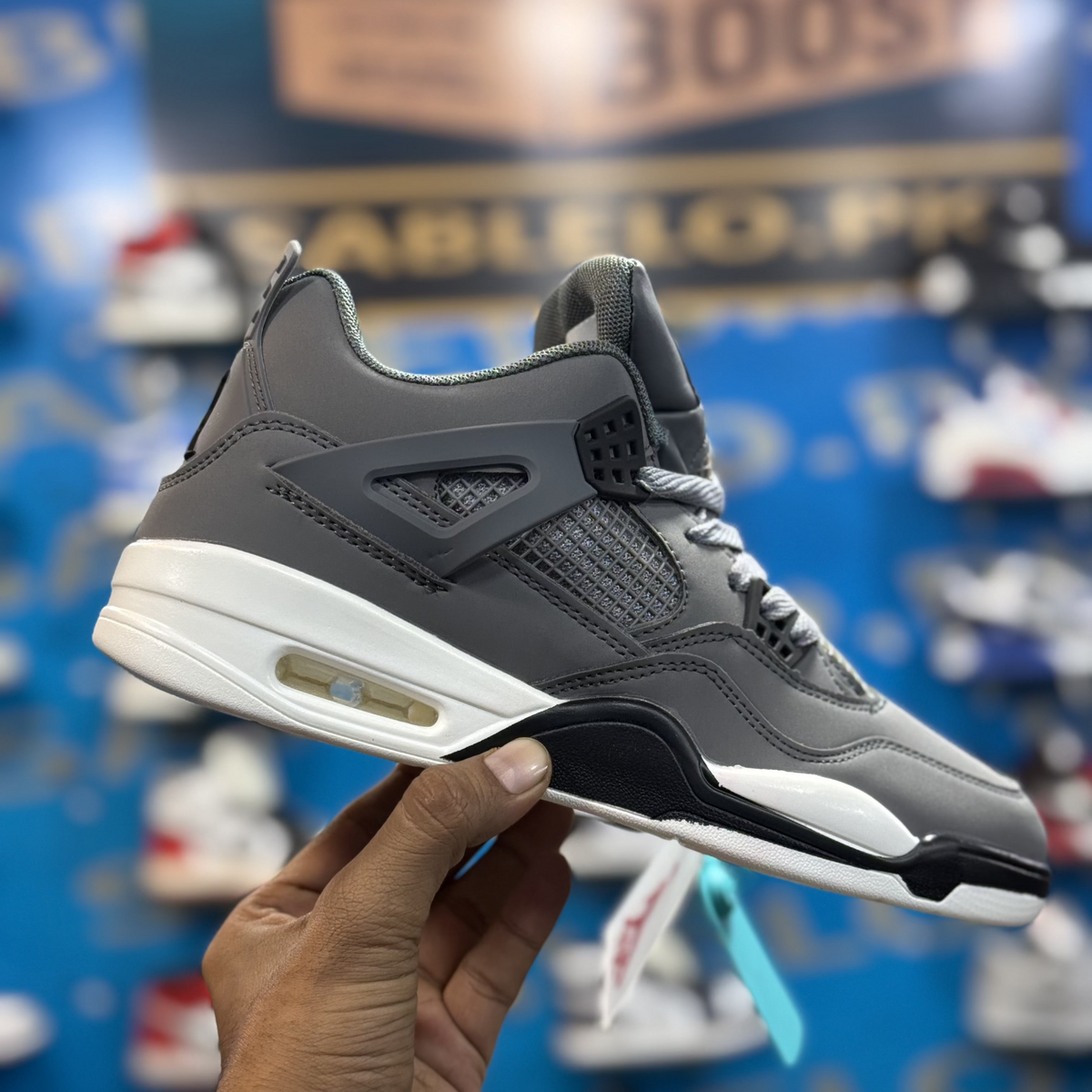 Nike Jordan 4 Gray White Without Box