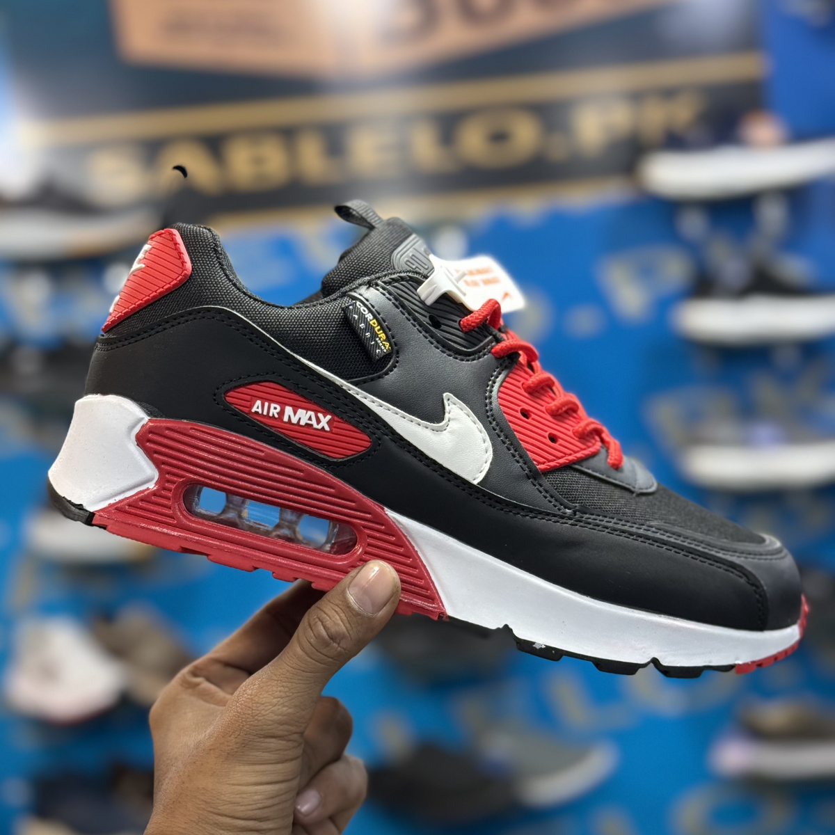 Nike Airmax 90 Premium Black Red