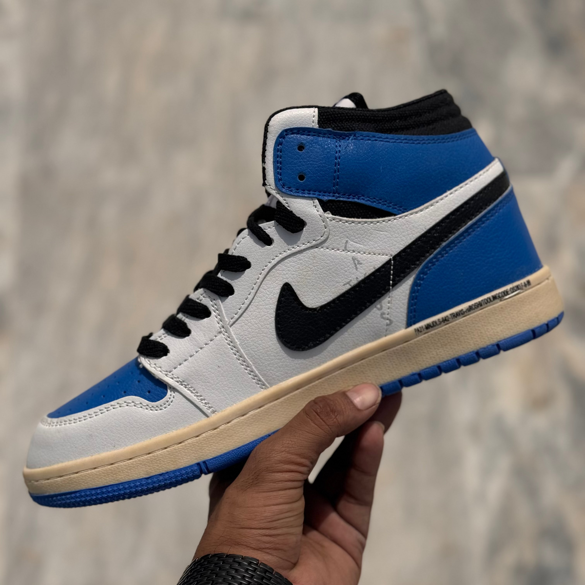 NK Air Jordan 1 High Travis Scott X Fragment