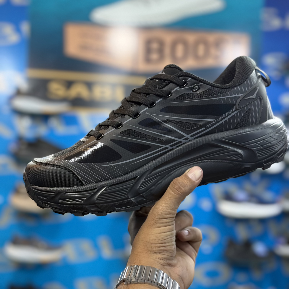 Hoka One One Triple Black Premium Quality (Dot Perfect)