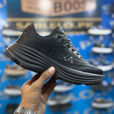 Hoka Bondi 8 Triple Black Premium Quality (Dot Perfect)