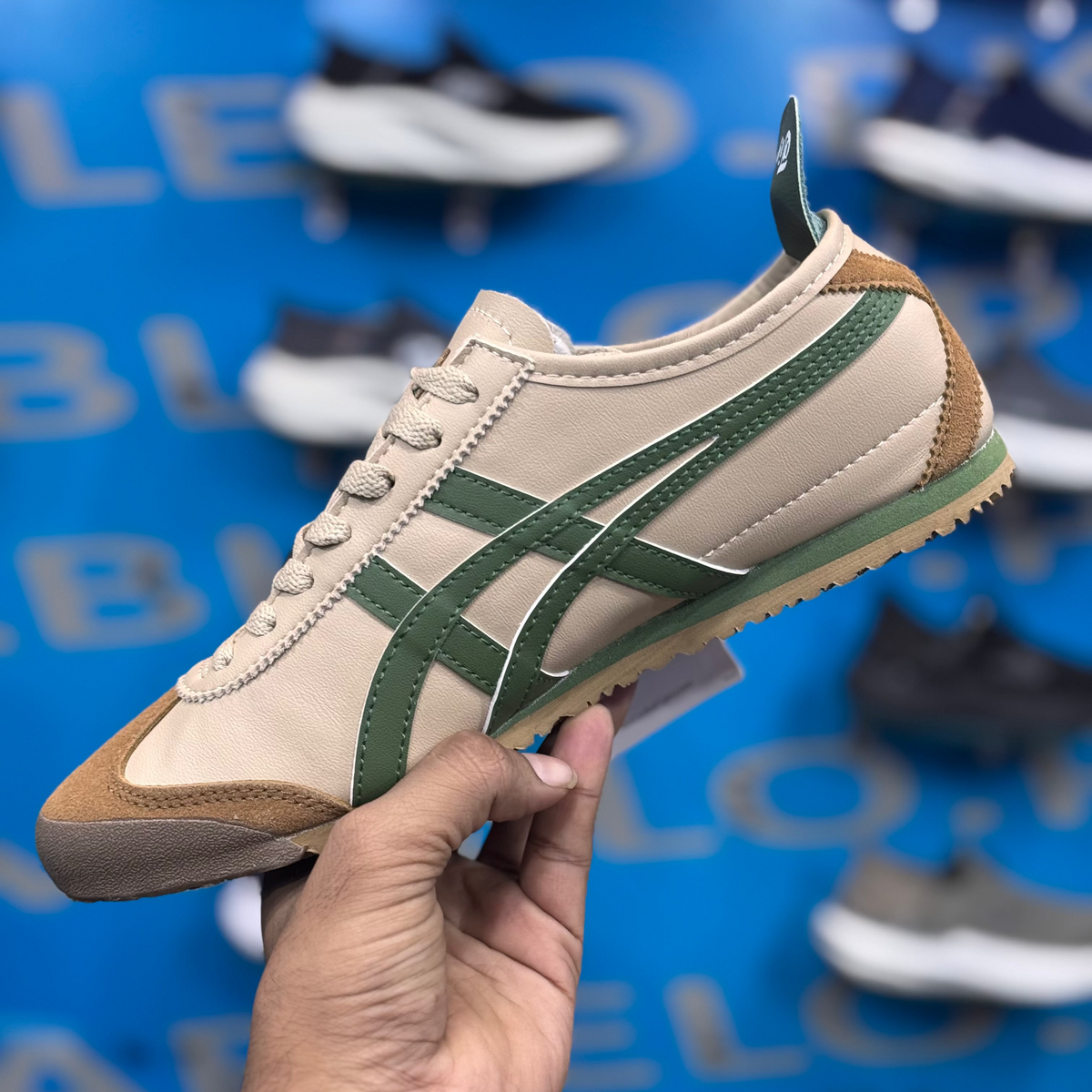 Onitsuka Tiger Beige Premium Quality (Dot PErfect)