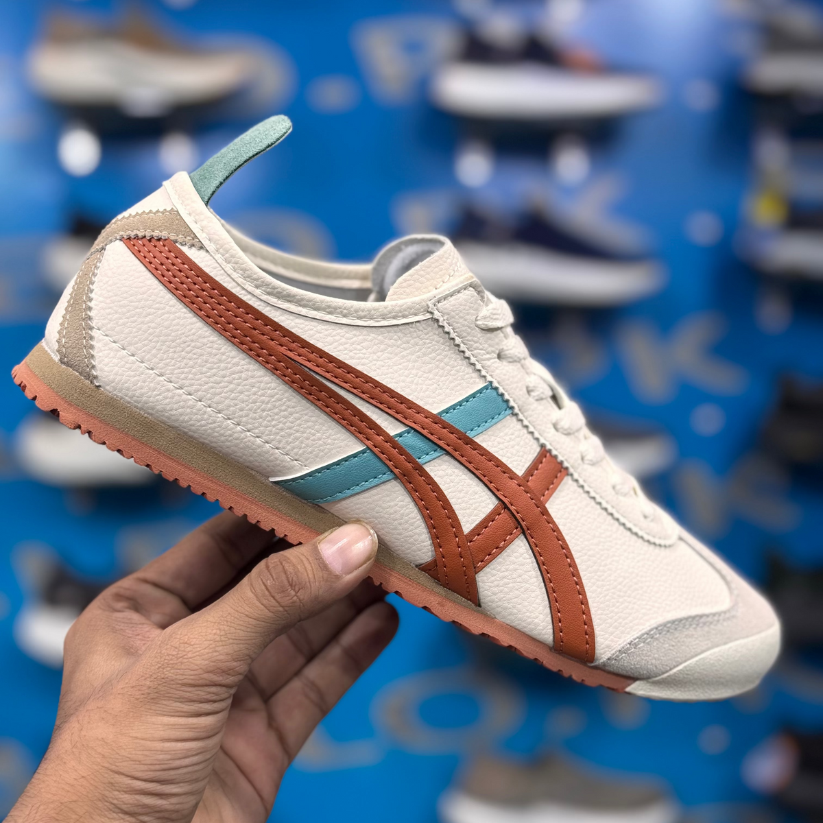 Onitsuka Tiger Birch Green Premium Quality (Dot PErfect)