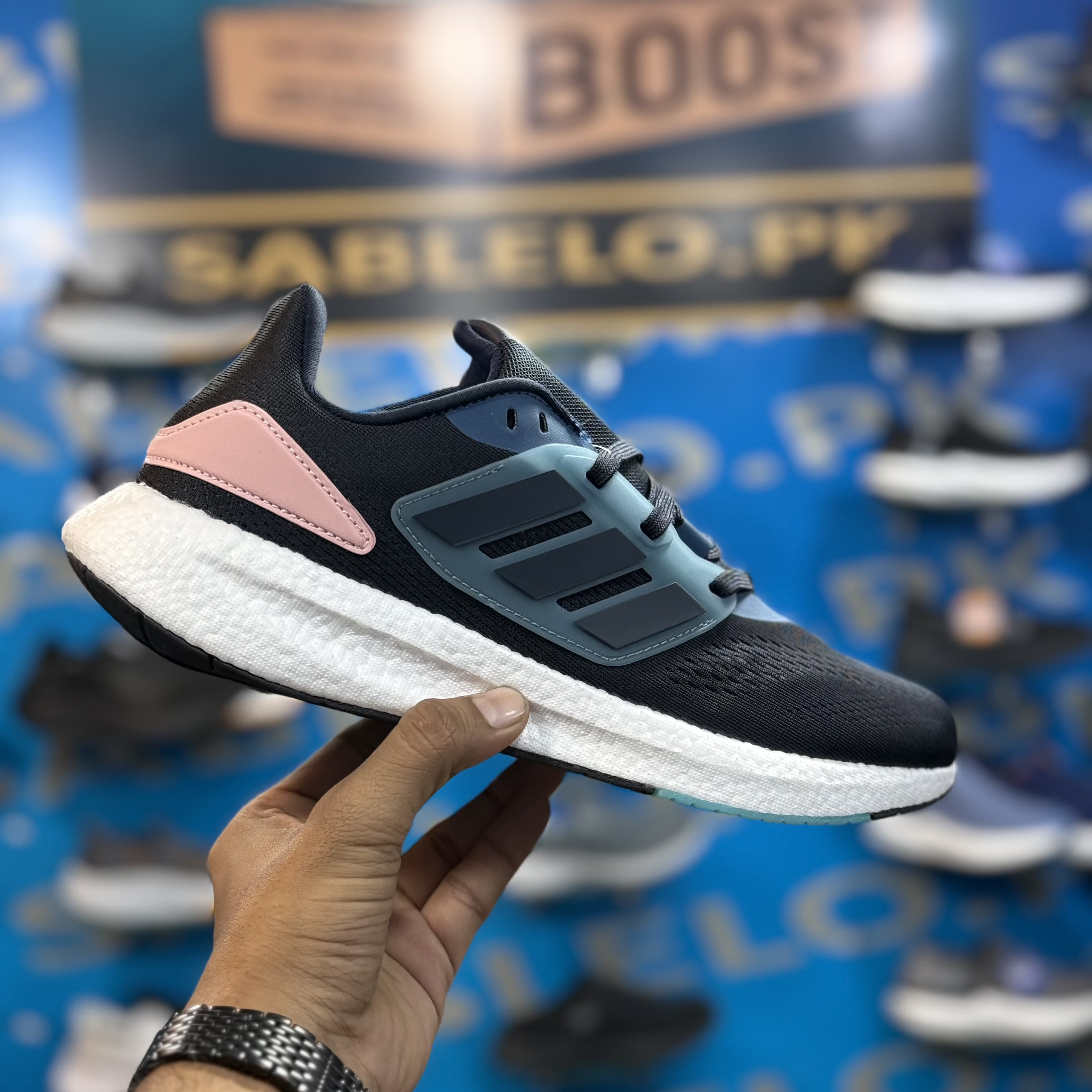 Adidas PureBoost 22 Wood Steel Premium Quality (Dot Perfect) – Sablelo.pk