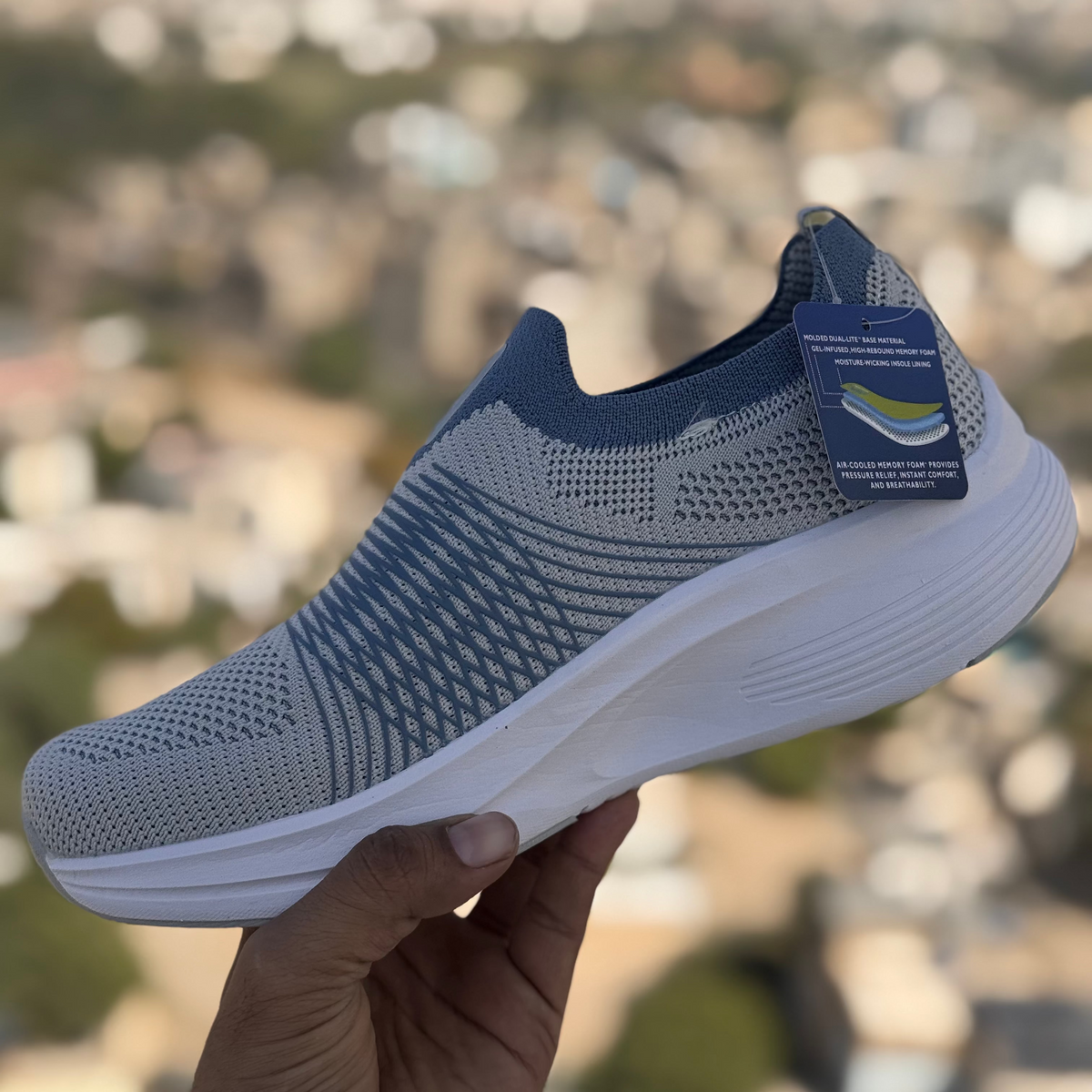 Skechers Max Cushion Light Gray Premium Quality