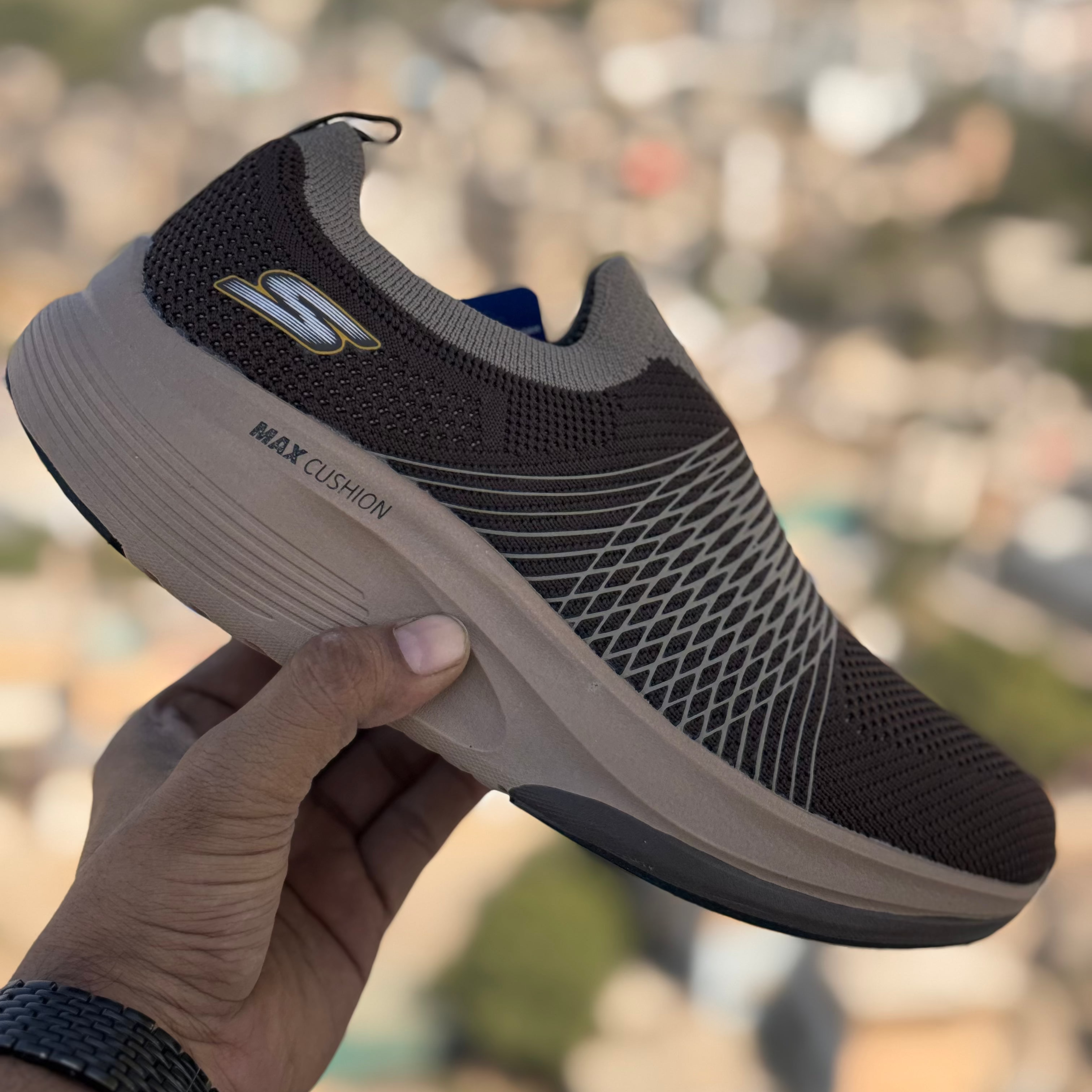 Skechers Max Cusion Brown Premium Quality