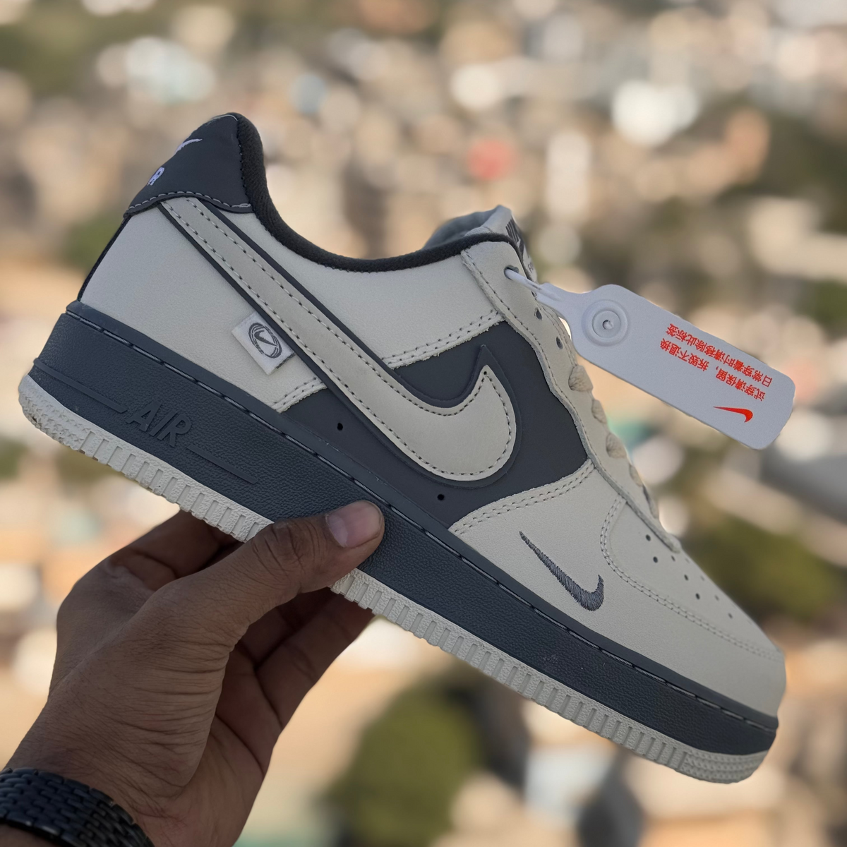 Nike Airforce 1 Low "Dark Grey" Premium Quality (Dot Perfect)