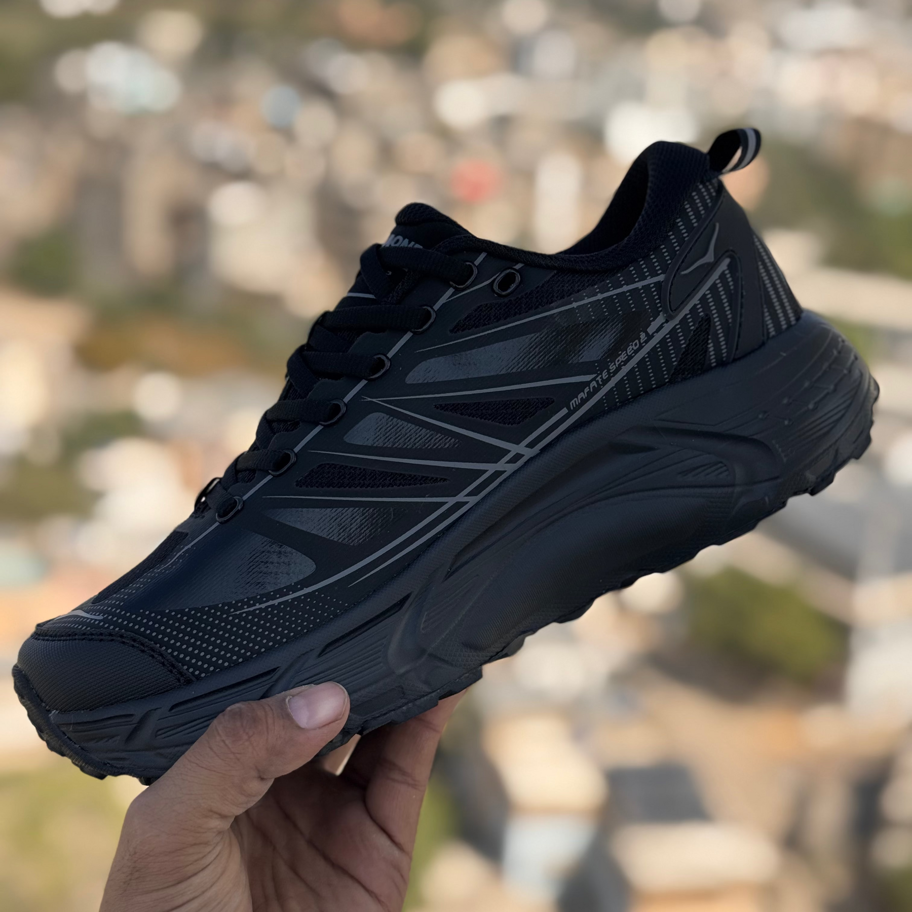 Hoka One One Triple Black Premium Quality (Dot Perfect)