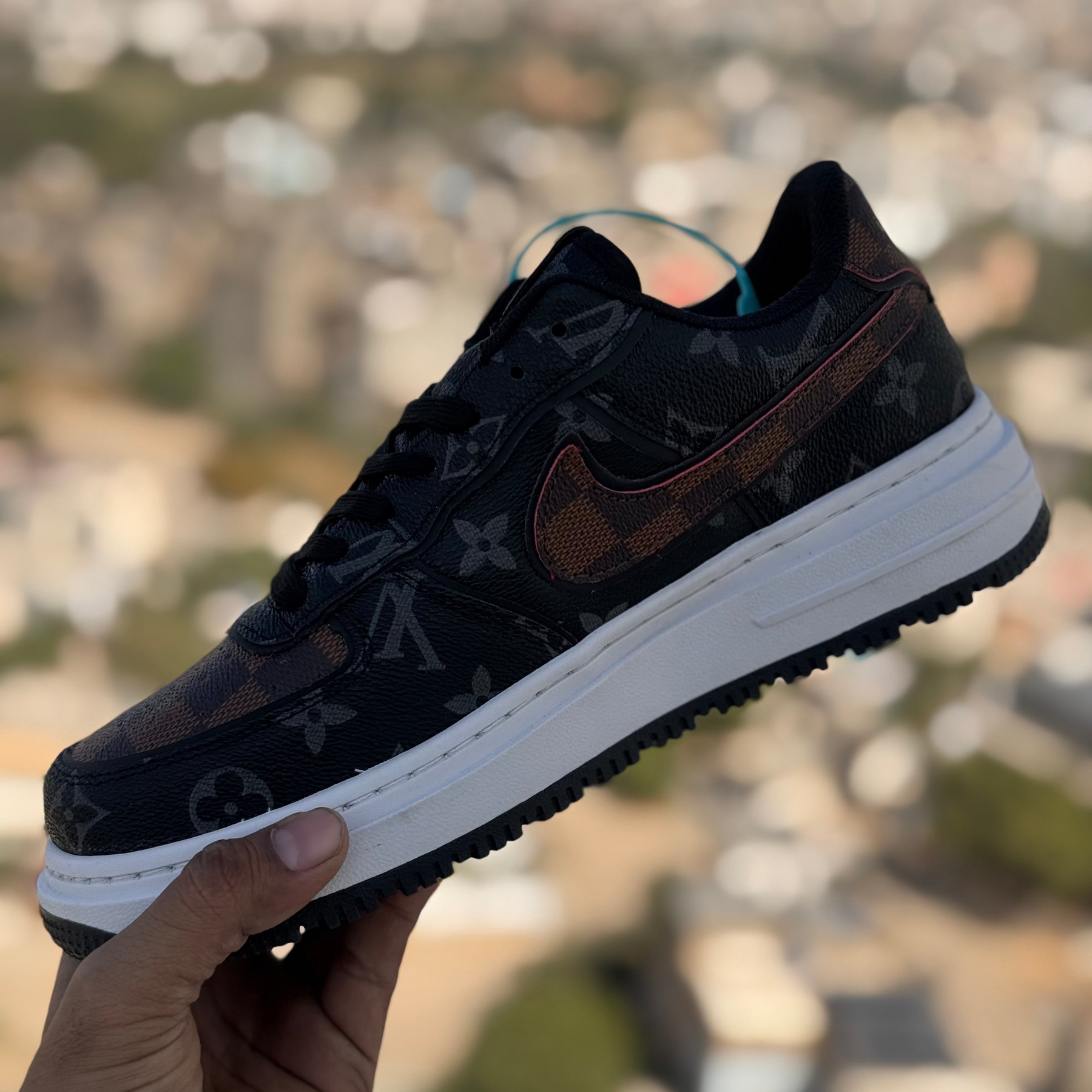 Nike AirForce LV Edition Black Coffee Premium Quality (Dot Perfect)