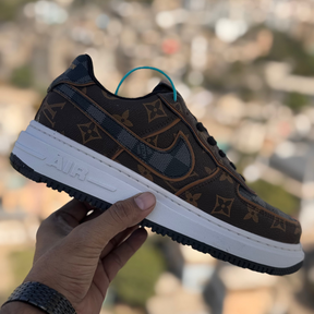Nike AirForce LV Edition Brown Coffee Premium Quality (Dot Perfect)