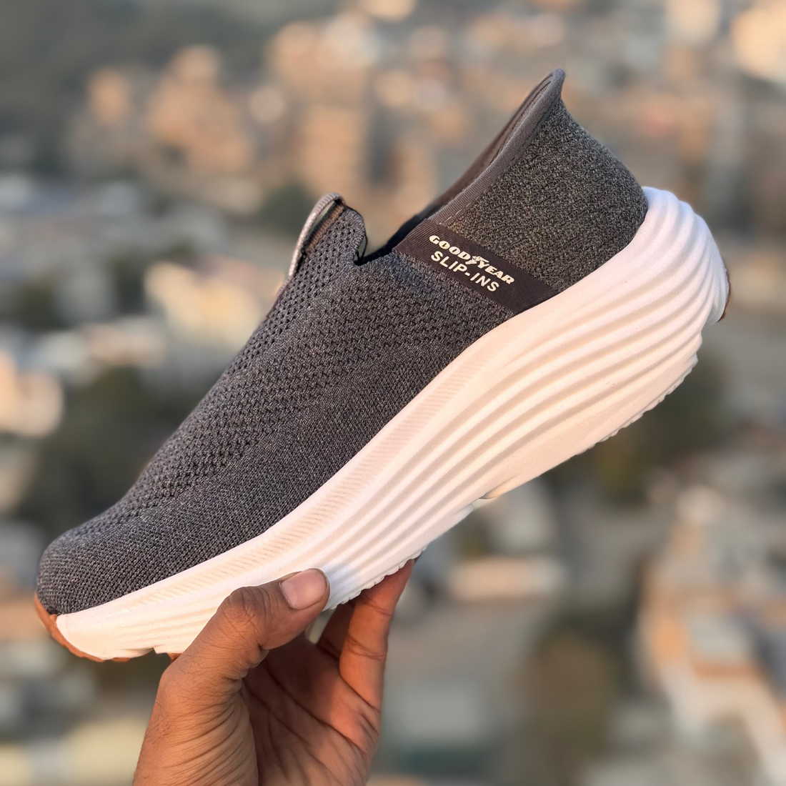 Skechers Max Cushion Slip Ins Coffee