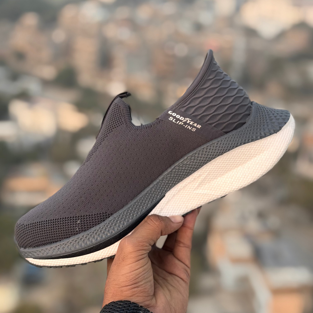 Skechers HyperBurst Pro Grey With Logo