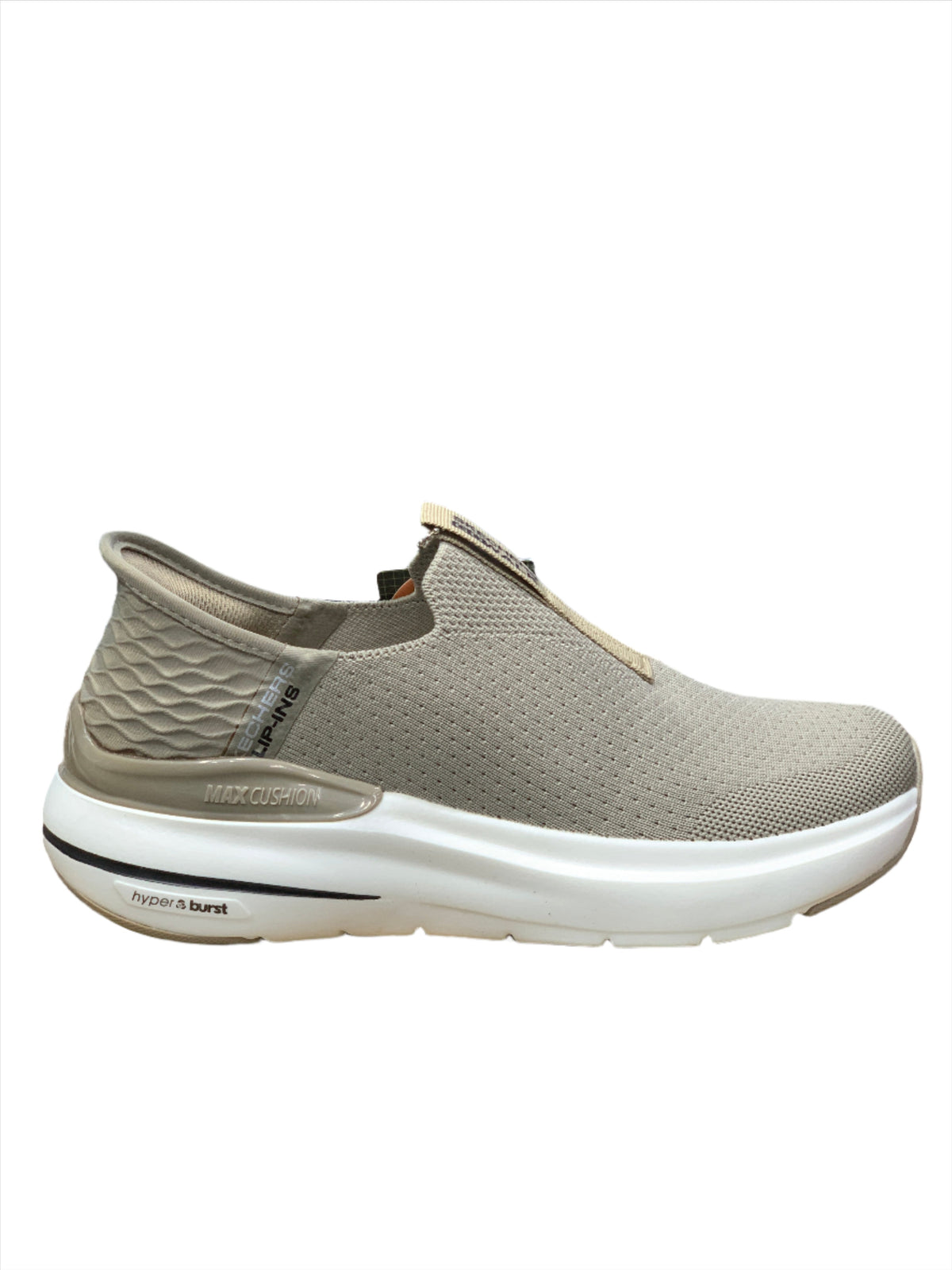 SKECHERS SLIP-INS: MAX CUSHIONING HYPER BURST KHAKI