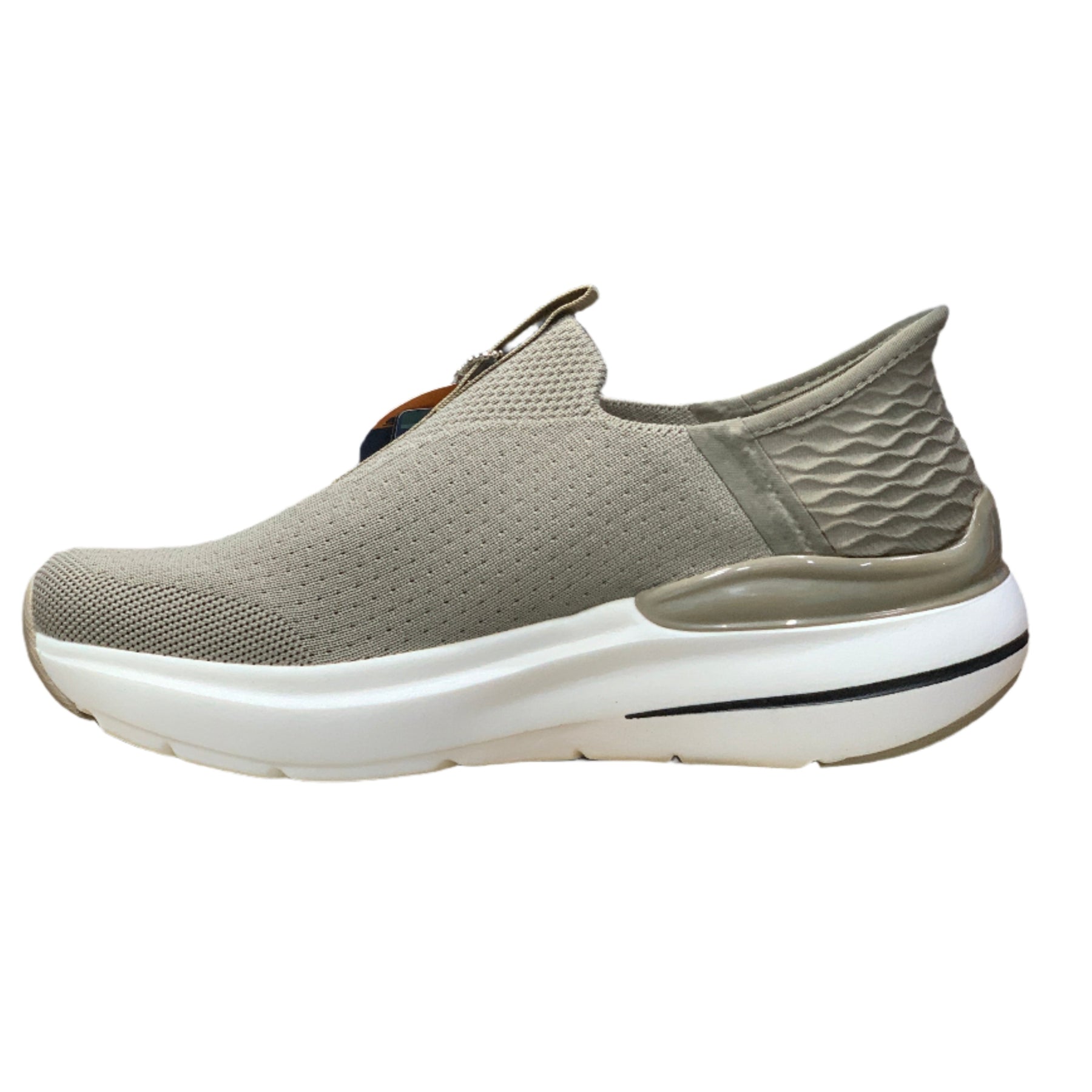 SKECHERS SLIP-INS: MAX CUSHIONING HYPER BURST KHAKI