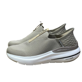 SKECHERS SLIP-INS: MAX CUSHIONING HYPER BURST KHAKI