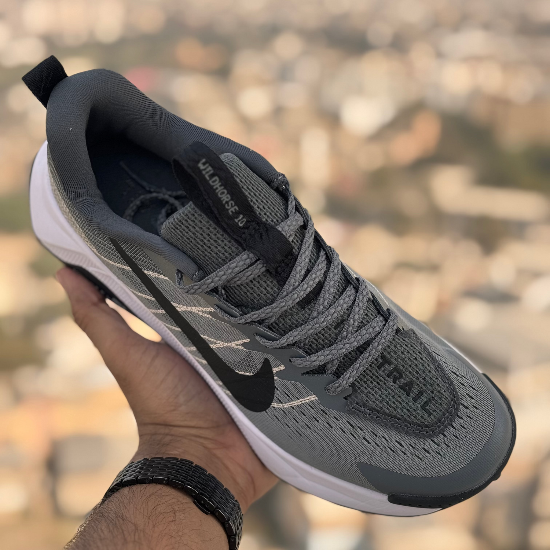 Nike Wildhorse Trail 10 Greay Premium Quality (Dot Perfect)