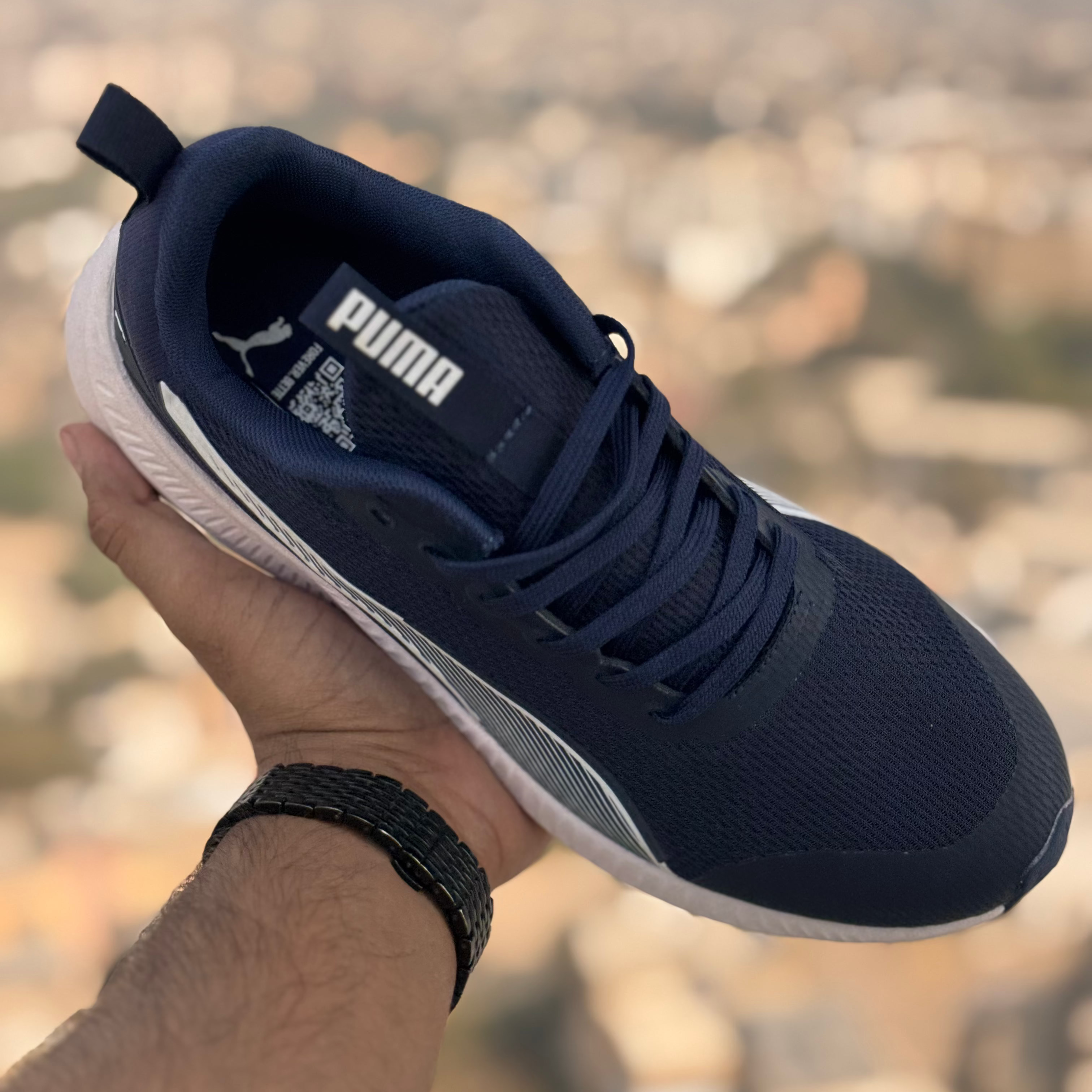 Puma Flyer Lite 3 Blue Premium Quality (Dot Perfect)