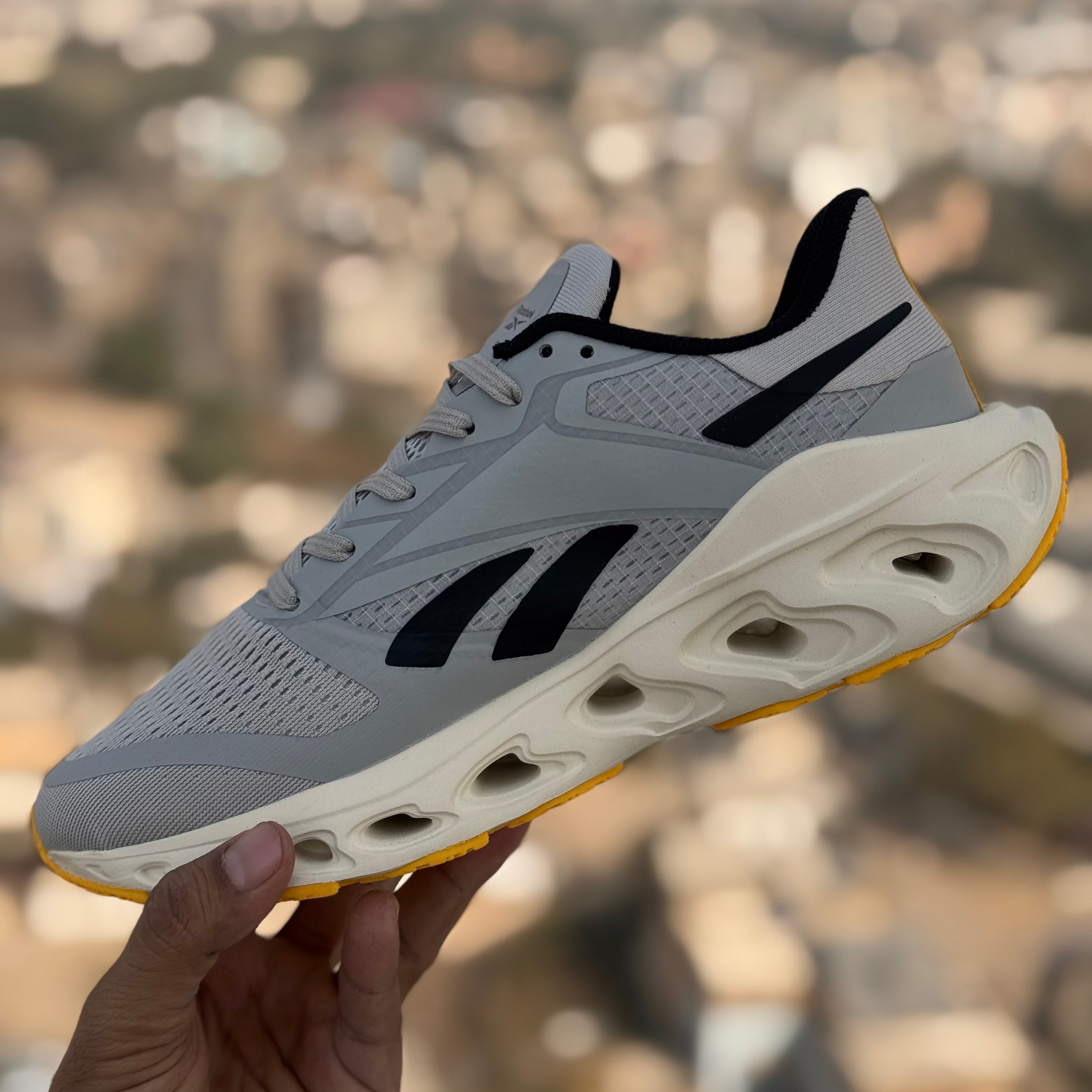 Reebok Zig Dynamica 5 Gray Premium Quality (Dot Perfect)