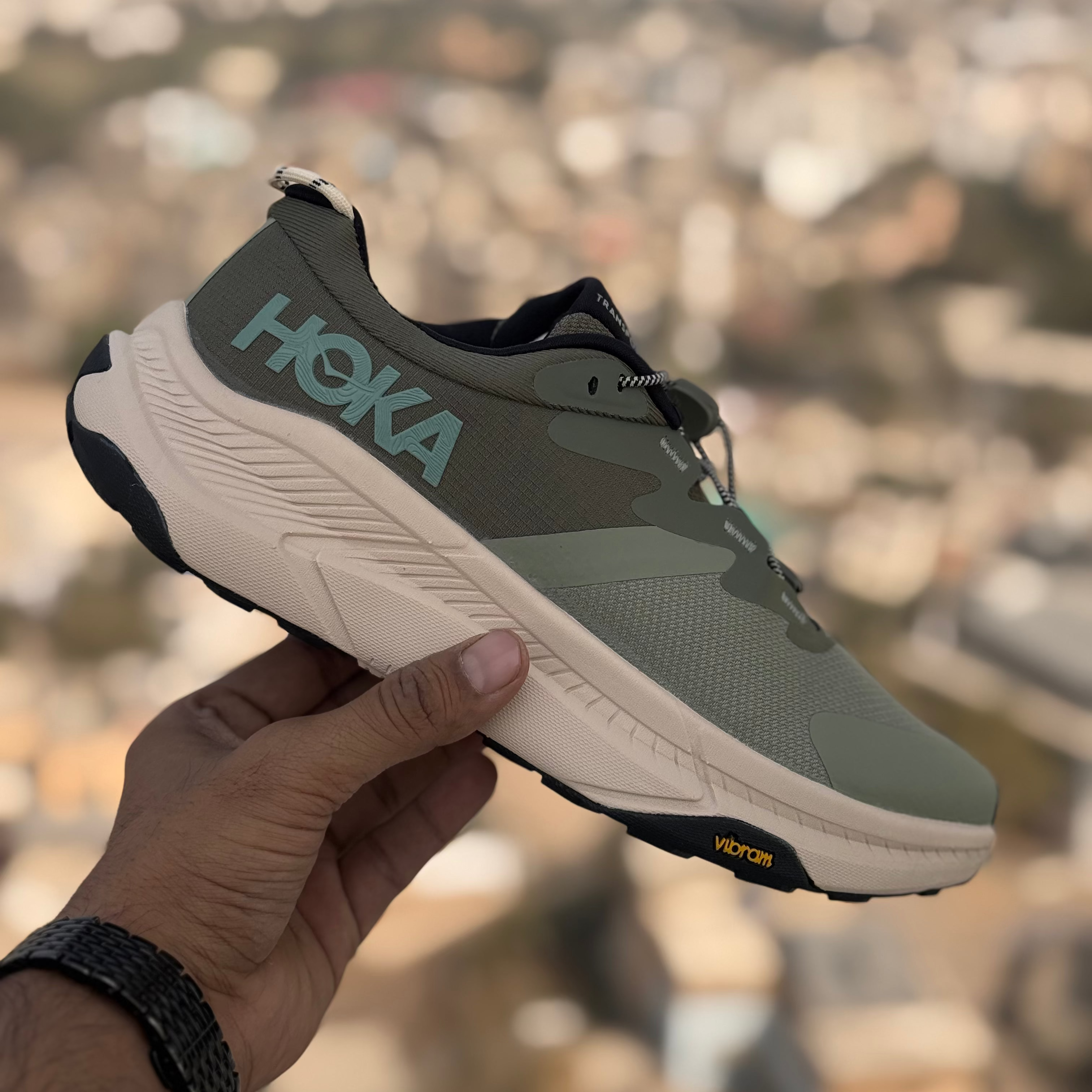 Hoka Transport Beige Premium Quality (Dot Perfect)