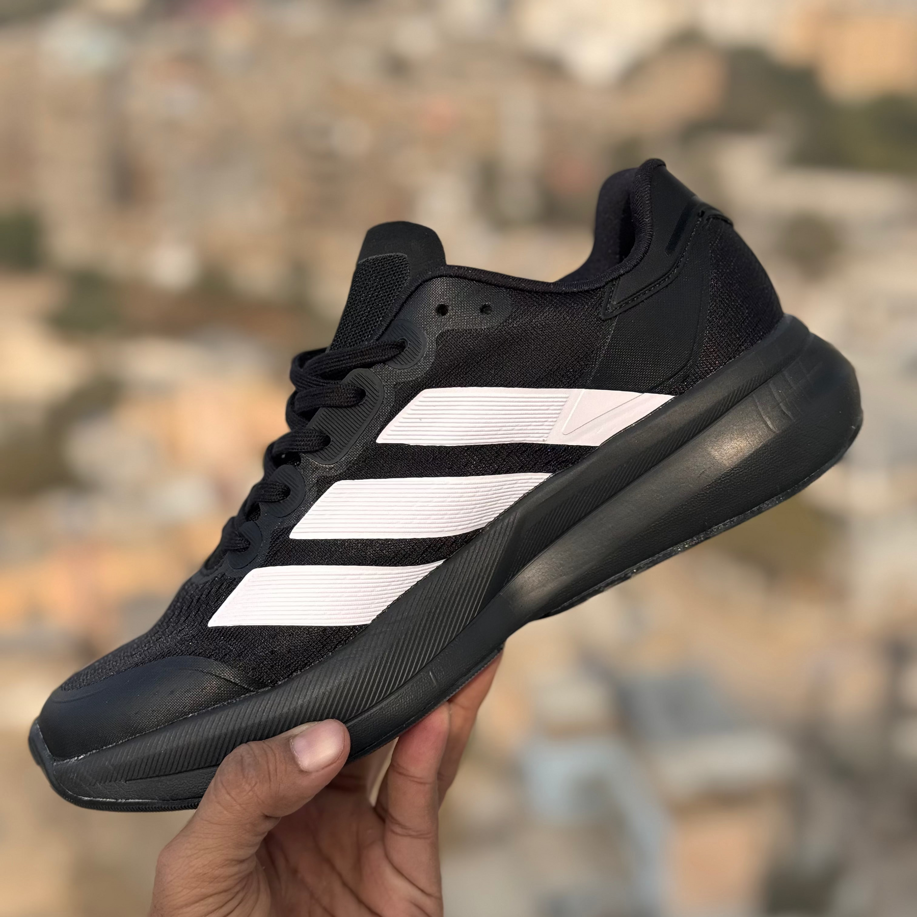 Adidas Duramo Speed 2 Black White Premium Quality (Dot Perfect)