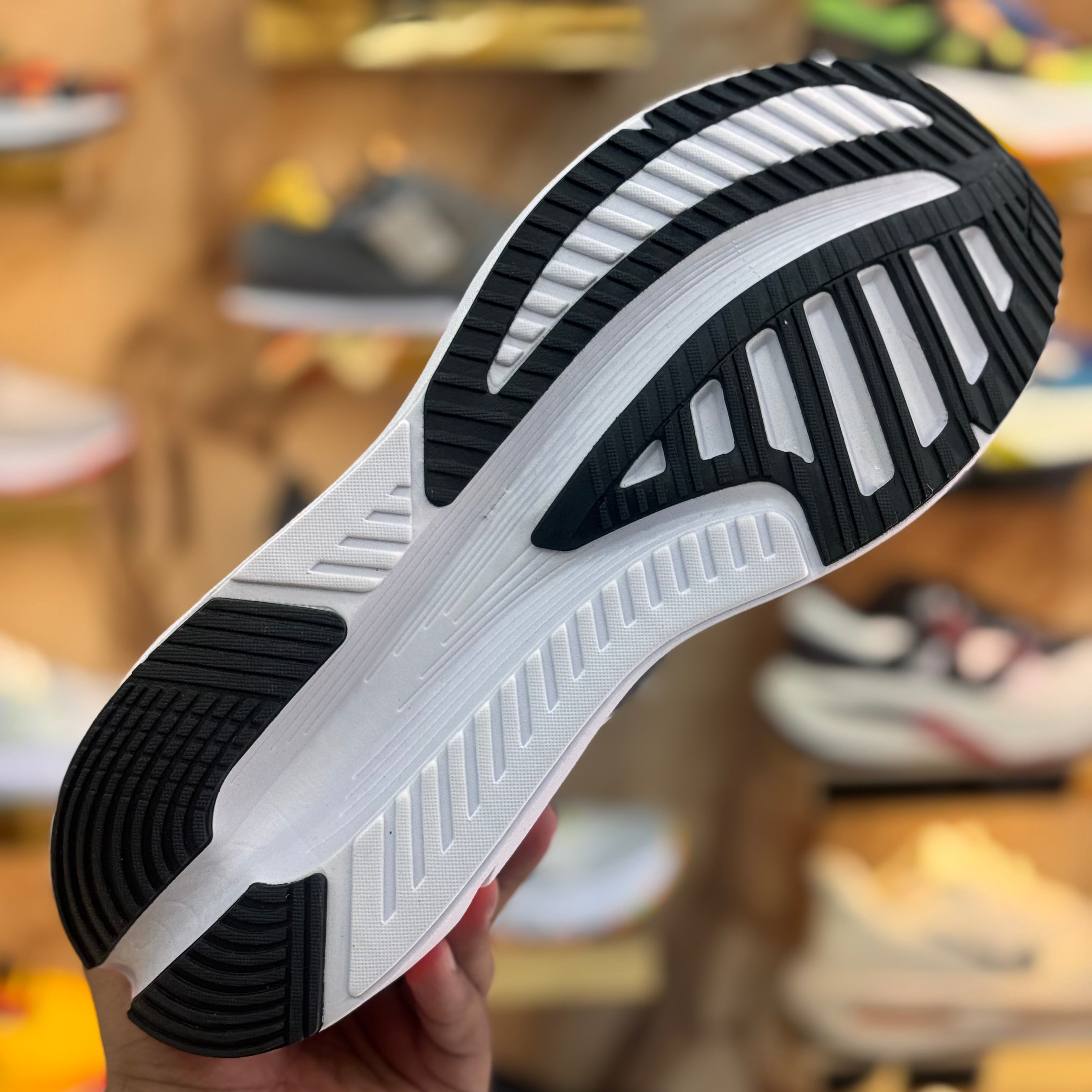 Adidas AdiStar 3 White Orange Premium Quality (Dot Perfect)
