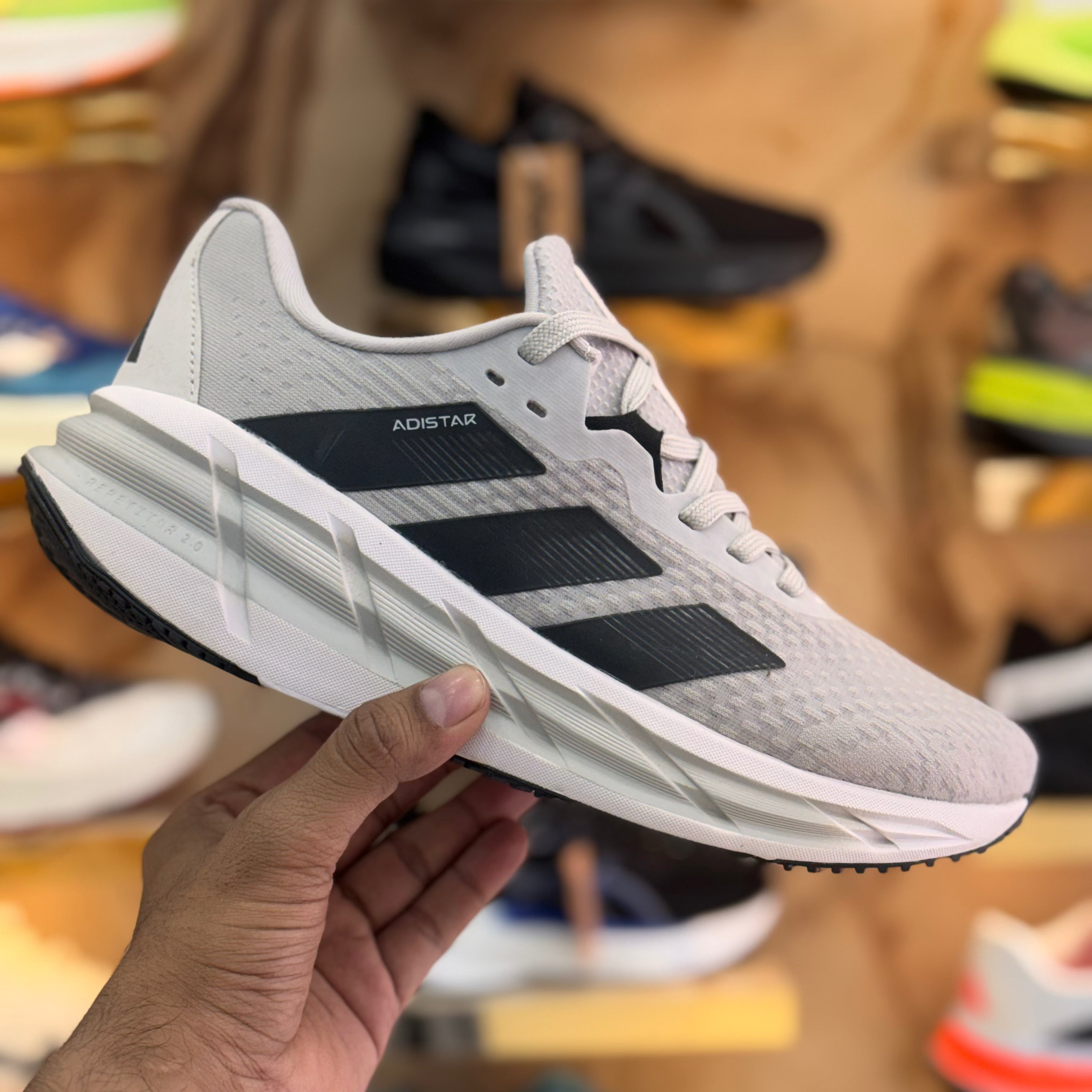 Adidas AdiStar 3 Grey Premium Quality (Dot Perfect)