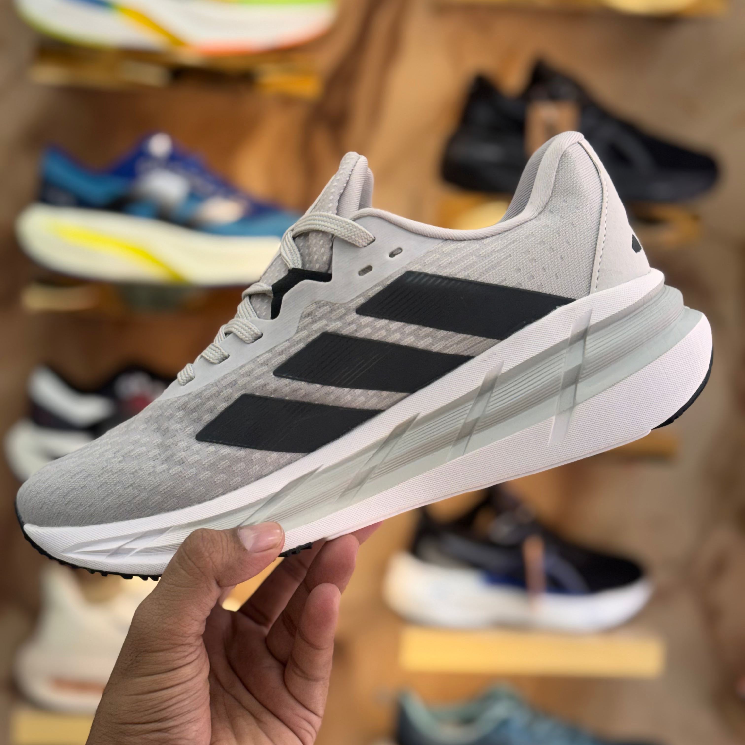 Adidas AdiStar 3 Grey Premium Quality (Dot Perfect)