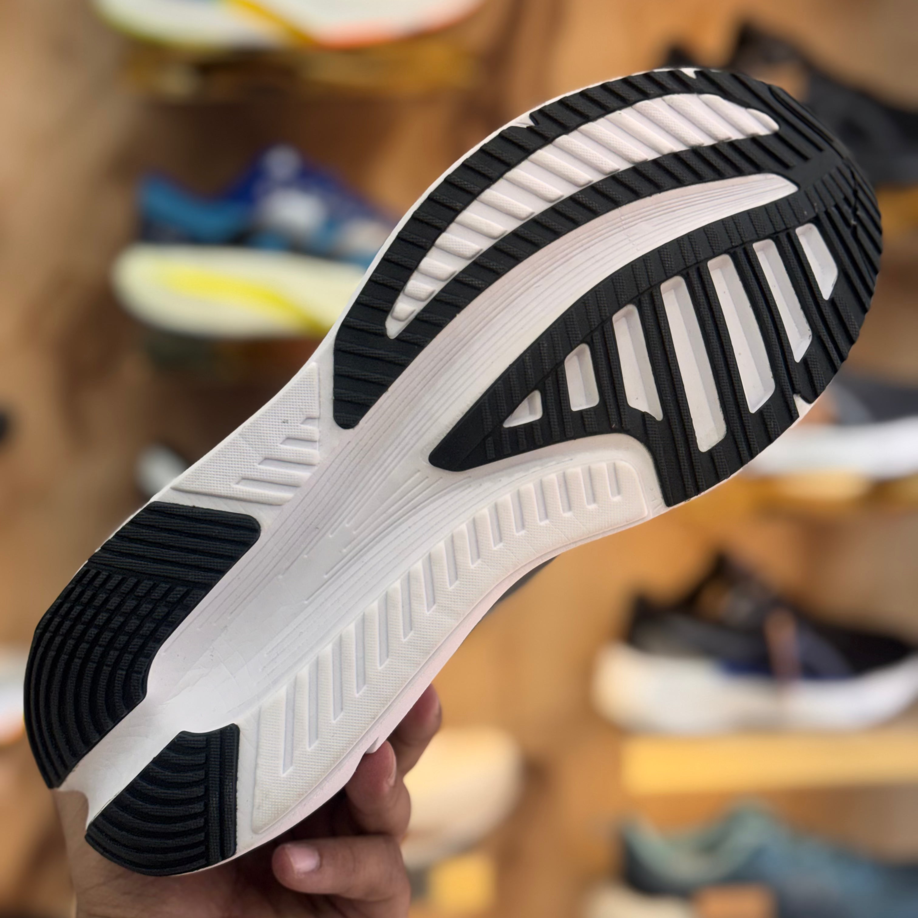 Adidas AdiStar White Black Premium Quality (Dot Perfect)