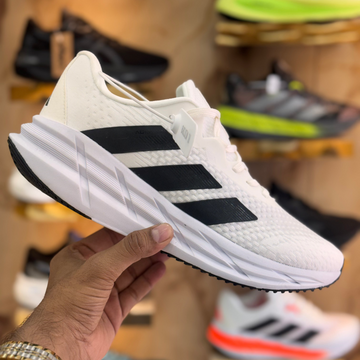 Adidas AdiStar White Black Premium Quality (Dot Perfect)