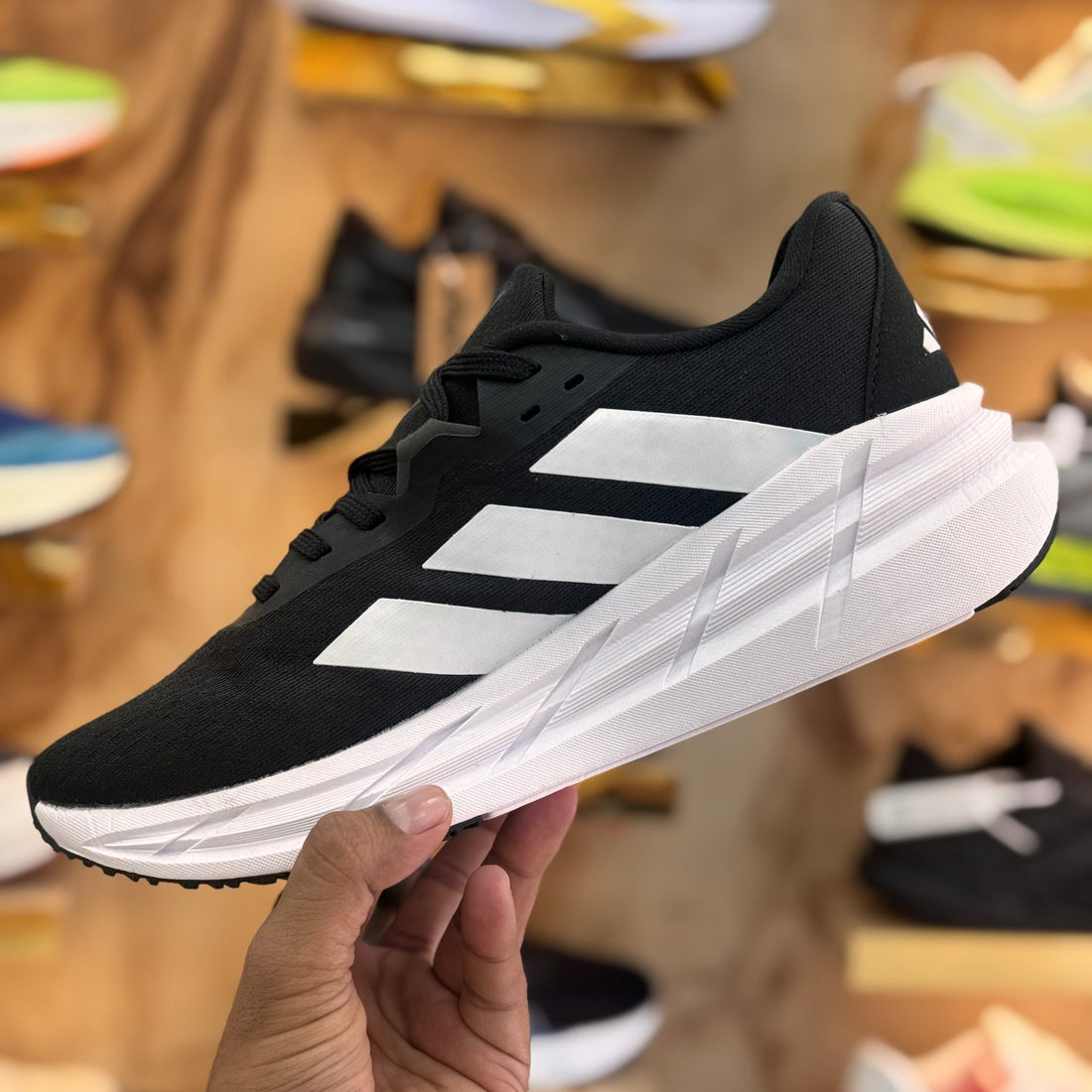 Adidas AdiStar Black White Premium Quality (Dot Perfect)