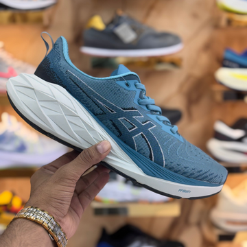 ASICS NOVABLAST 4 BLUE TEAL Premium Quality (Dot Perfect)