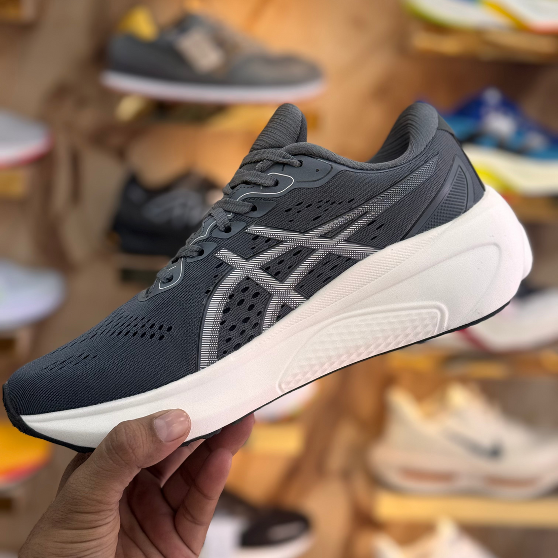 ASICS GEL KAYANO 30 GRAY WHITE PREMIUM QUALITY