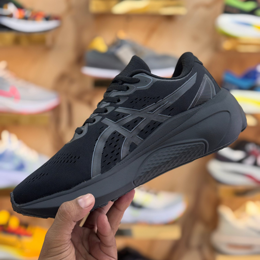 ASICS GEL KAYANO 30 TRIPLE BLACK PREMIUM QUALITY